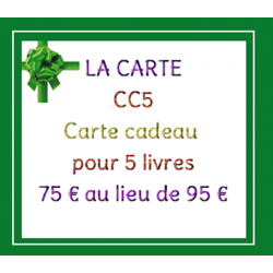 Carte Cadeau - 5 livres