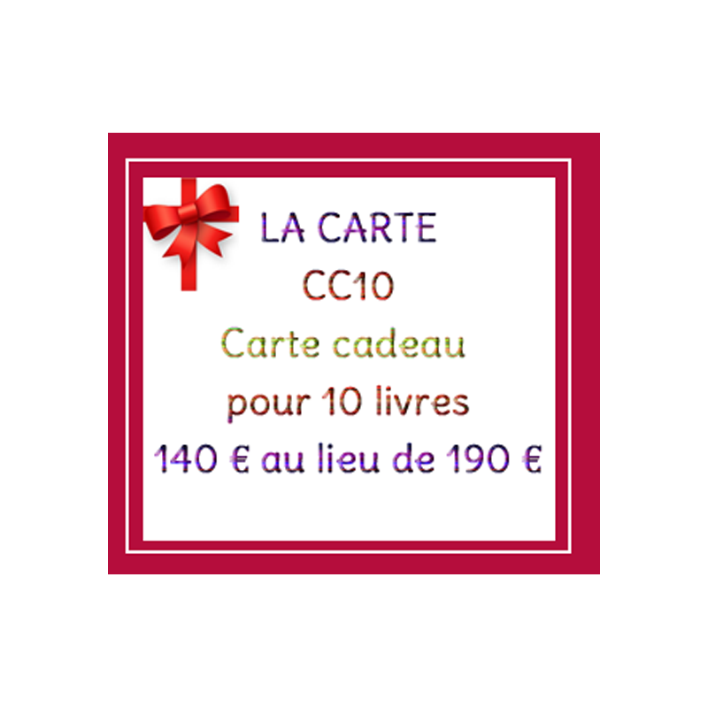 Carte cadeau 10 euros 